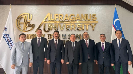 Rektör Yılmaz, Özbekistan’da akademik iş birlikleri için temaslarda bulundu